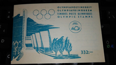 Olympia 1952 Postimerkkivihko V3 ** Lape 42€
