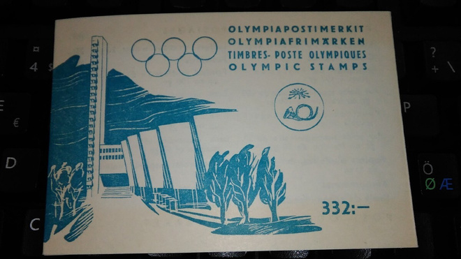 Olympia 1952 Postimerkkivihko V3 ** Lape 42€