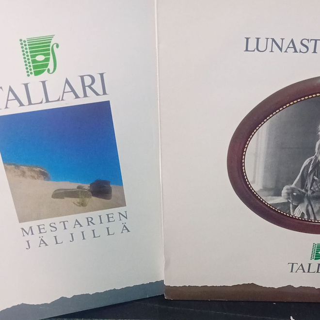 3 kpl LP TALLARI FOLKLEVY KOKOELMA  ( SIS POSTIKULU )