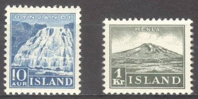 (S1132) ICELAND, 1935 (Icelandic Views. Definitives). MNH**