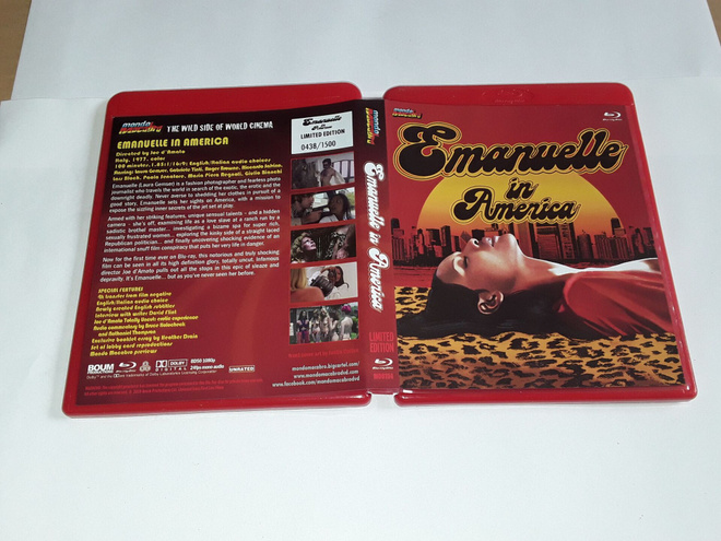 Emanuelle in America - US Region ABC Blu-Ray (Mondo Macabro)