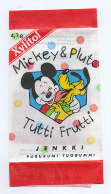 Leaf. Purkkakääre Mickey & Pluto