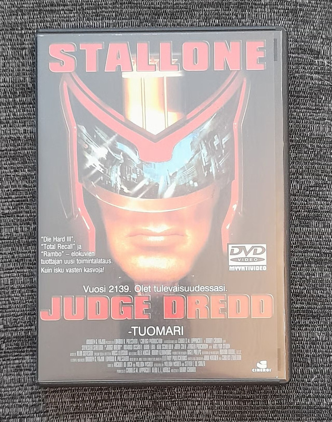 Judge Dredd - Tuomari DVD