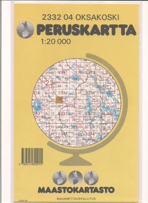 Peruskartta 1:20 000 Oksakoski