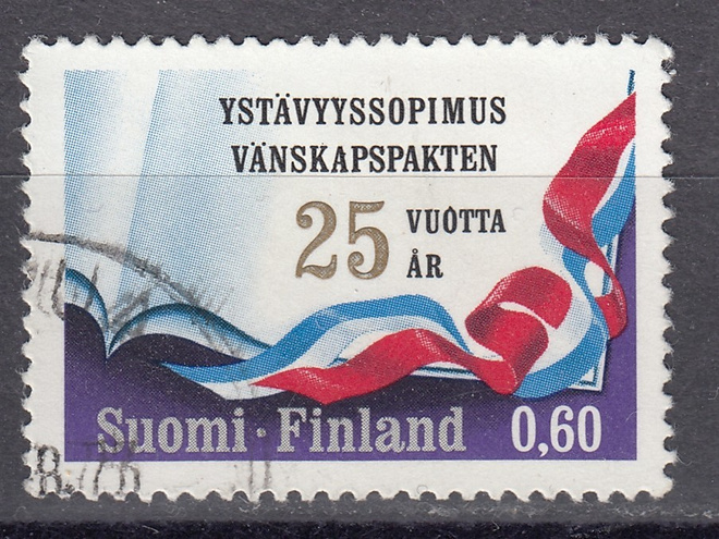 1973 Lape 719 Ystävyyssopimus Suomi-Neuvostoliitto 25 v.