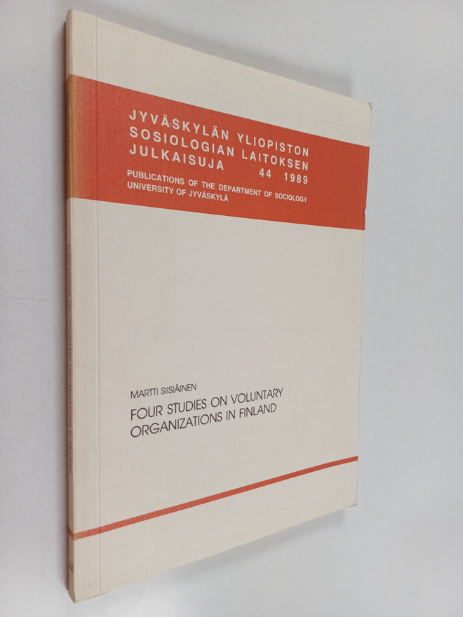 Martti Siisiäinen : Four studies on voluntary organizatio...