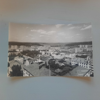 PK Lahti ilmakuva 1950-60-l? * mm talonrakennus