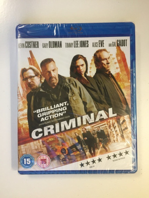 Criminal [Blu-ray] 2016] Kevin Costner, Tommy Lee Jones UUSI