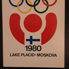 Vanha postikortti Lake Placid, Moskova olympia 1980 - pikkukuva 1