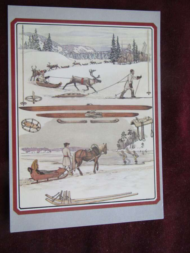 Kalevala-aiheisia historiallisia kuvia n:o 7. Postikortti