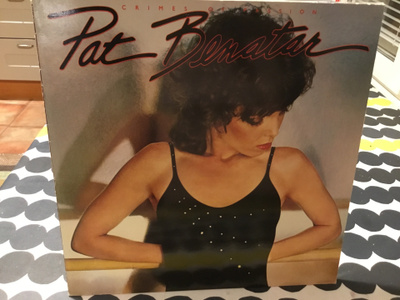 Pat Benatar Crimes of passion Lp Chrysalis swe 1980