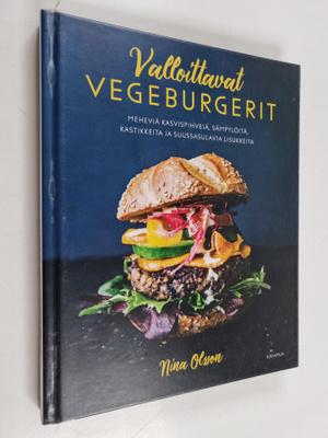 Nina Olsson : Valloittavat vegeburgerit : meheviä kasvisp...