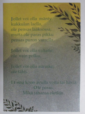 KULKEMATON JUHA AARREPALO KUVITUS POSITIIVARIT