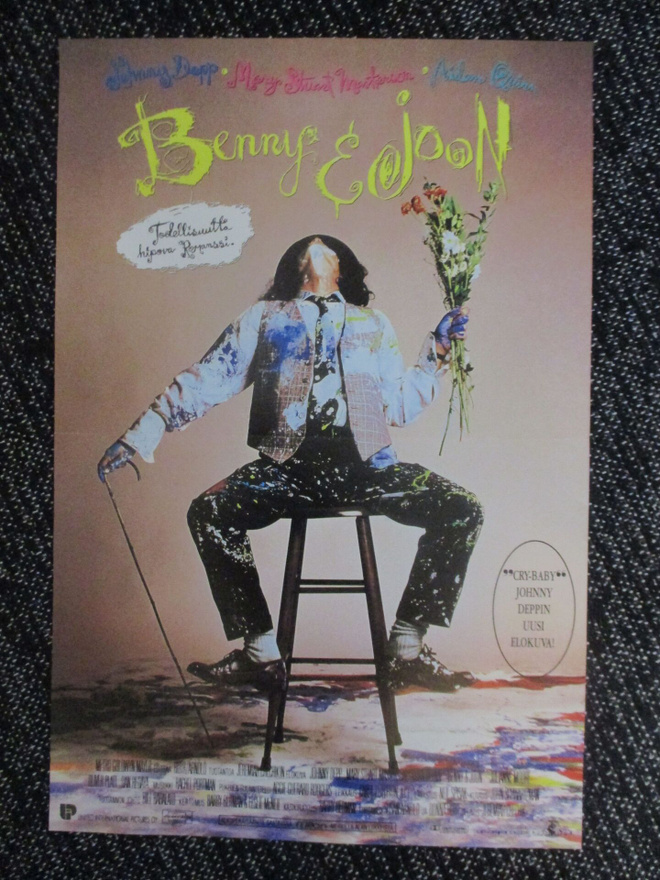 Benny & Joon (1993) - vanha elokuvajuliste - Johnny Depp