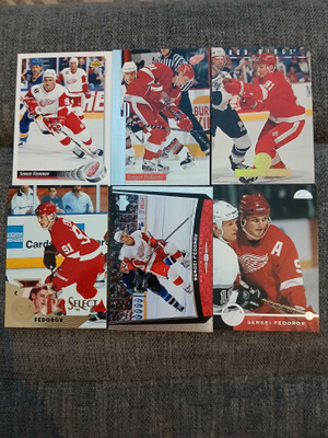 Sergei Fedorov x 12kpl / Detroit Red Wings
