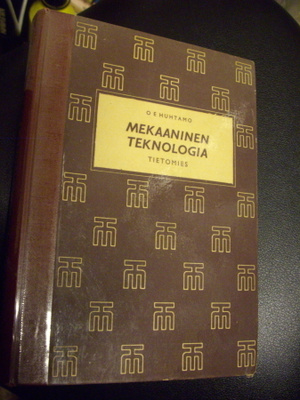 O E Huhtamo: MEKAANINEN TEKNOLOGIA (1965) Sis.postikulut