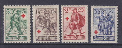 1940 PR sarja liimakkeen jäljet.
