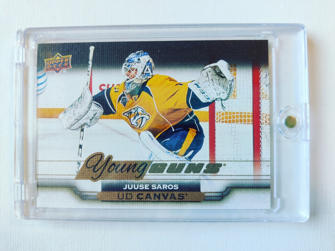 15-16 UD Young Guns Canvas - Juuse Saros