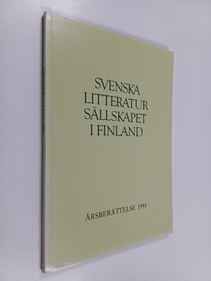 Svenska litteratursällskapet i finland årsberättelse 1991