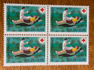 PR 1972 0,25MK+ 0,05MK NELIÖ**