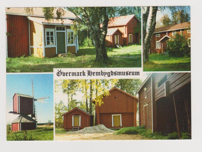 Övermark hembygdsmuseum postmuseum-leima