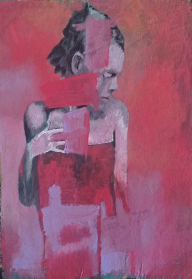 Halcyon  (Akryylimaalaus kankaalle  55 cm x 40 cm)