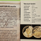 2 x Safari-Rally: .. Kultaa 1/10 oz + Platinaa 4,2 g (999). - pikkukuva 3