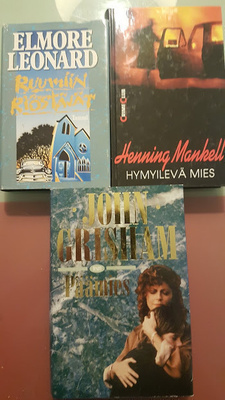 kirjapaketti - jännitystä mankell grisham leonard