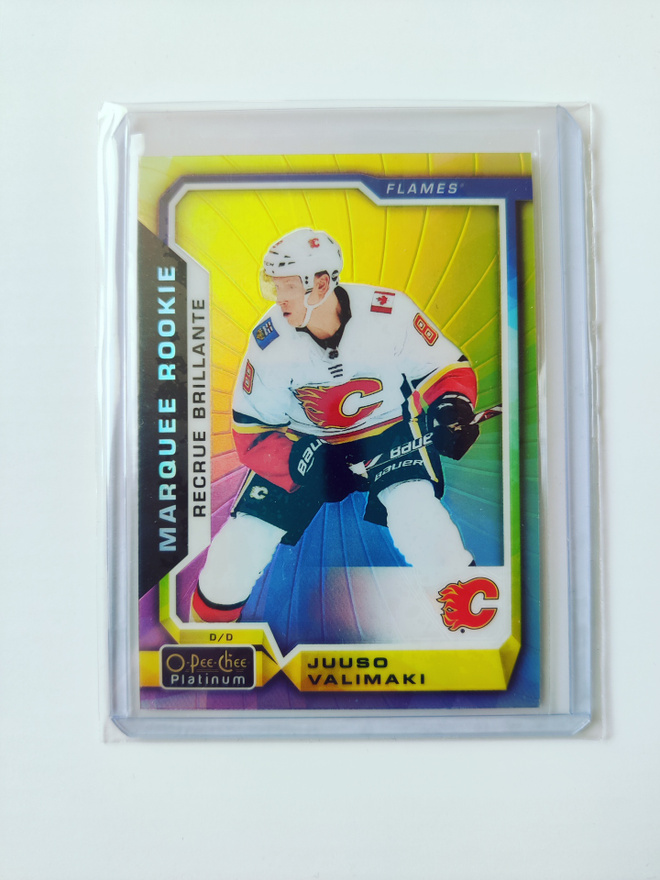Juuso Välimäki 18-19 Opc Platinum Color Wheel Marquee Rookie