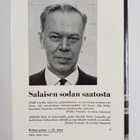 Jukka L. Mäkelä : Salaisen sodan saatosta (signeerattu) - pikkukuva 2