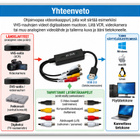 USB videokaappuri AV DVR, esim. VHS (myös Mac/Linux) #32298 - pikkukuva 5
