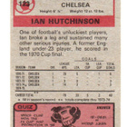 Purkkakuva Jalkapallo n:o 123 1973-74 IAN HUTCHINSON. Chelse - pikkukuva 2