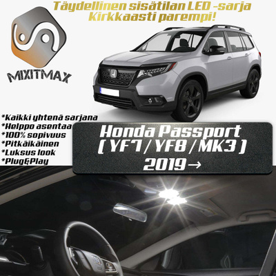 Honda Passport (G3) Sisätilan LED-sarja 15-osain