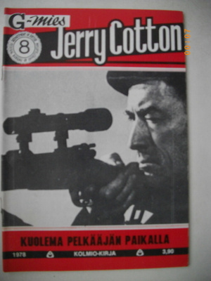 Jerry Cotton 8/1978: Kuolema pelkääjän paikalla (21.5)