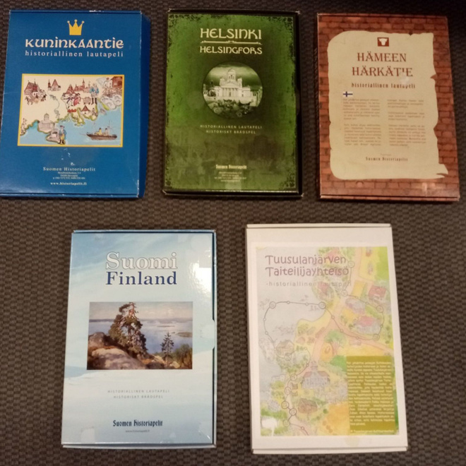 Suomen Historiapelit 5 kpl (Suomen Historiapelit, 2000-l.)