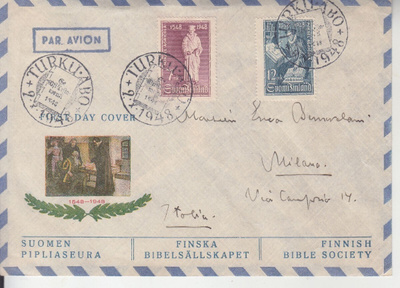 FDC 1948 Mikael Acricola