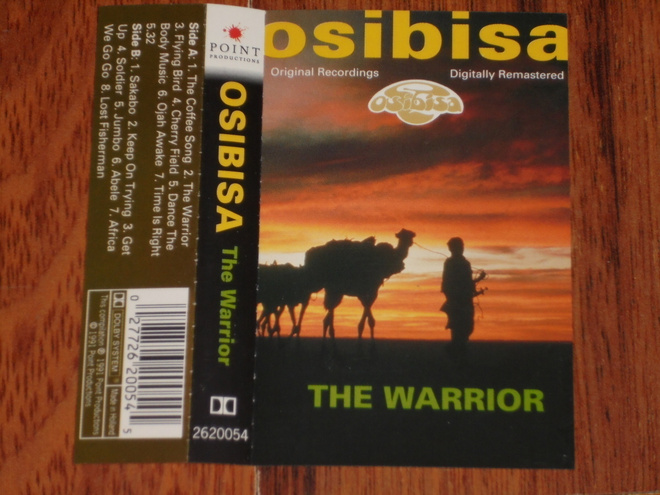 C-kasetti - OSIBISA - The Warrior - 1991 afropop EX+