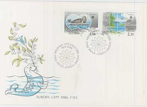 1986 Eurooppa FDC