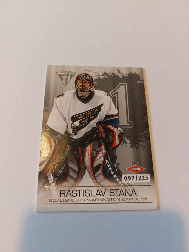03-04 Titanium jsy Number Parallels 140 Rastislav Stana /225