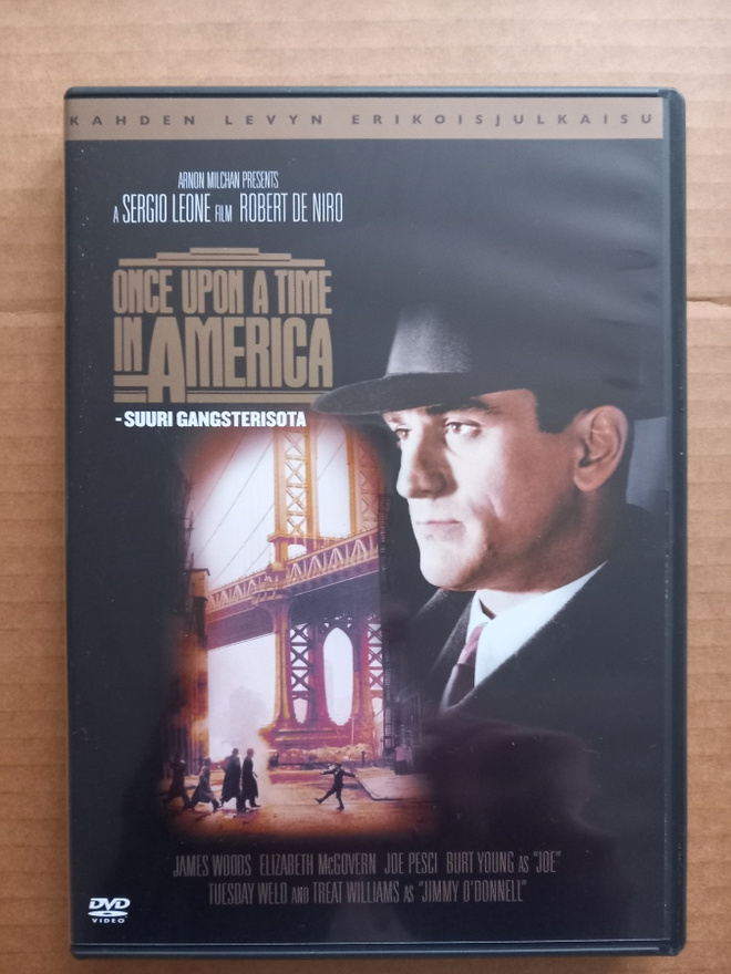 Once upon time in America Suomi dvd