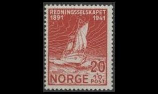 Norja 234 ** Hengenpelastusjärjestö 50v (1941)