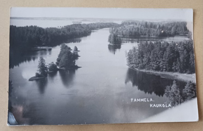 Tammela, Kaukola, näkymä harjulta, vkpk, ei p.