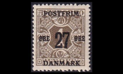 Tanska 84Y * 27/1 öre (1918)