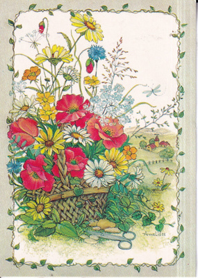 AnneLiese. Kukkia. Sydämelliset Onnittelut. e264