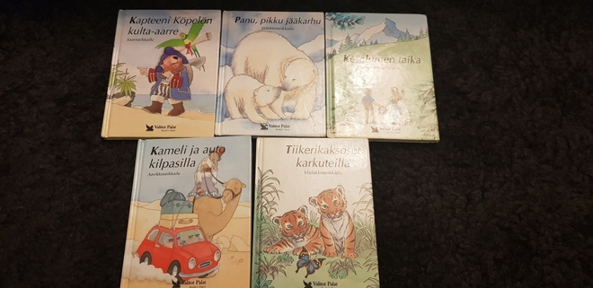 Lasten kirjasarja - Seikkailu kiertää maailmaa - 5 kirjaa