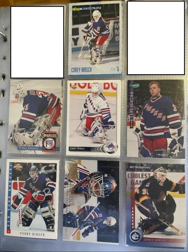 Corey Hirsch maalivahti 7 erilaista