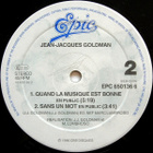 JEAN-JACQUES GOLDMAN :: LA VIE PAR PROCURATION::VINYYLI 12" - pikkukuva 3