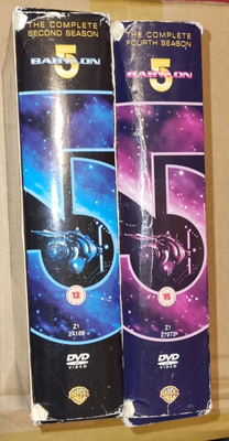 DVD Babylon 5 kaudet 2 & 4 UK