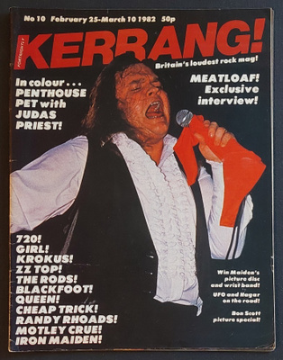 Kerrang 10 (1982) : Iron Maiden , AC/DC , Mötley Crue