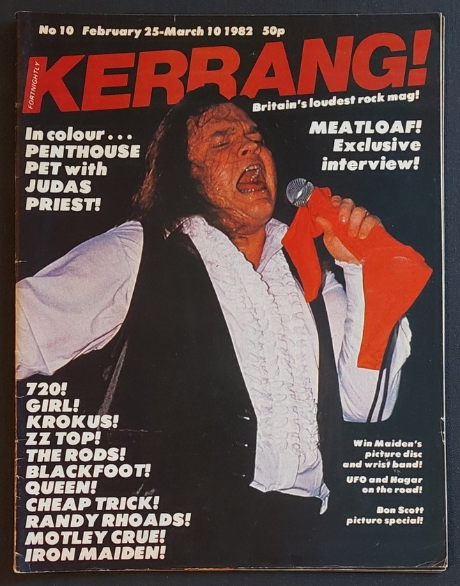 Kerrang 10 (1982) : Iron Maiden , AC/DC , Mötley Crue